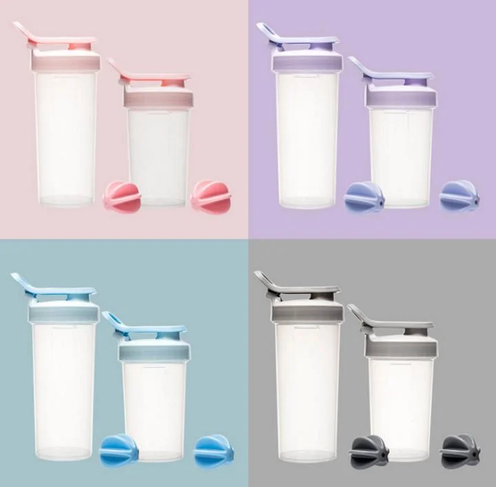 500ml 700ml BPA Free Plastic Protein Shaker Water Bottle Gym Shaker Water Cups OEM Brand